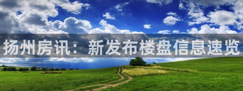 广州和记黄埔官网：扬州房讯：新发布楼盘信息速览