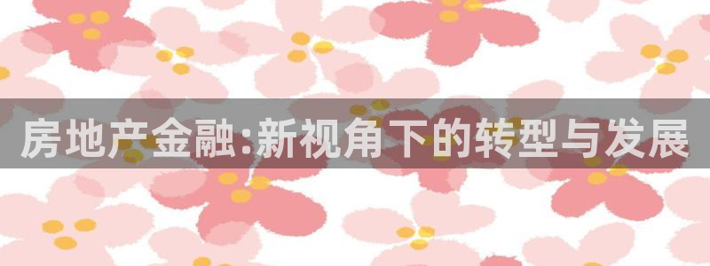 小金库钱包app下载官网和记：房地产金融:新视角下的转型与发