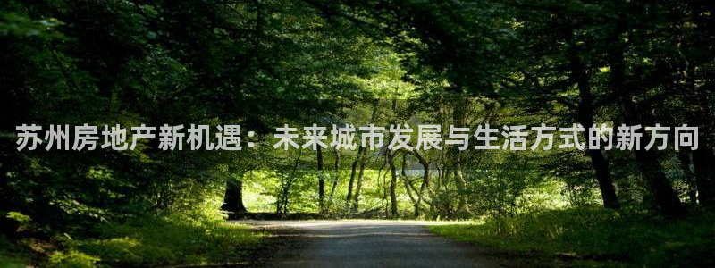 和记茶餐厅官网：苏州房地产新机遇：未来城市发展与生活方式的新