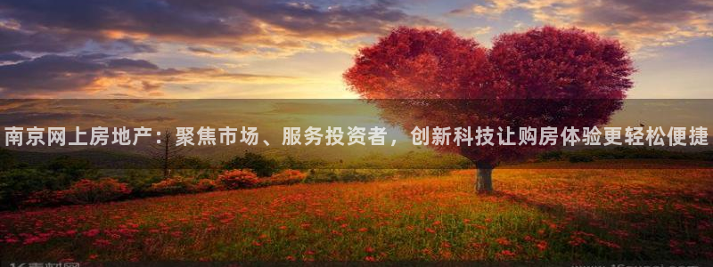 和记官网入口：南京网上房地产：聚焦市场、服务投资者，创新科技
