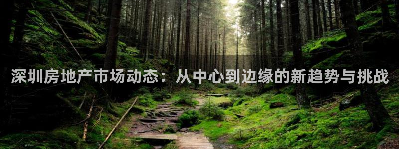 和记娱就问h88285官网：深圳房地产市场动态：从中心到边缘