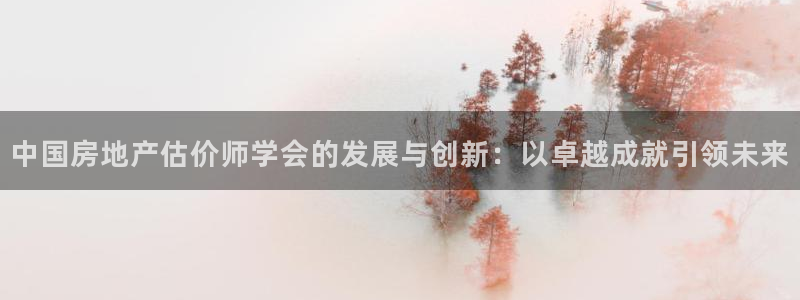 和记h188怡情官网：中国房地产估价师学会的发展与创新：以卓