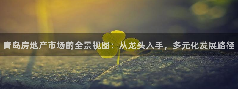 和记国际电讯官网：青岛房地产市场的全景视图：从龙头入手，多元