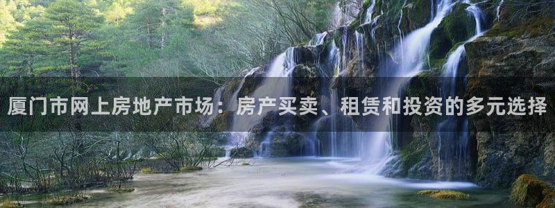 和元李记官网：厦门市网上房地产市场：房产买卖、租赁和投资的多