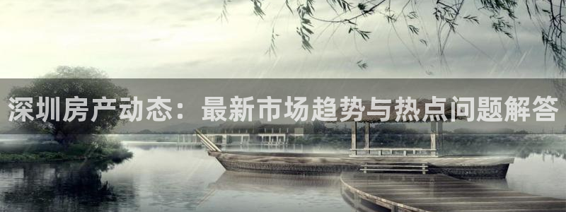 和记万佳官网：深圳房产动态：最新市场趋势与热点问题解答