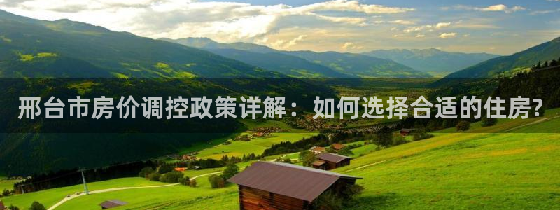 和记登录官网：邢台市房价调控政策详解：如何选择合适的住房?