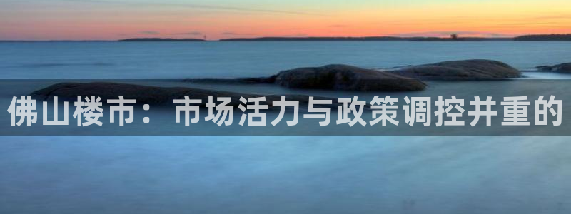 和记黄埔官网：佛山楼市：市场活力与政策调控并重的